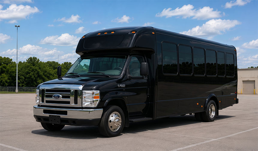 20-passenger minibus for charter in High Point, NC