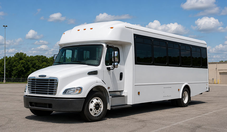 25-passenger minibus for charter in High Point, NC