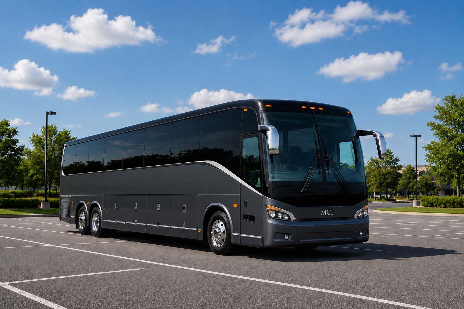 Charter bus rental in High Point, NC